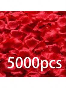 1000片/2000片/3000片/5000片人造絲綢玫瑰花瓣，適合情侶、新婚夫妻，浪漫婚禮裝飾、燭光走道裝飾、婚禮花瓣雨、派對裝飾、派對玫瑰背景牆 - 彩色 - 查看 21