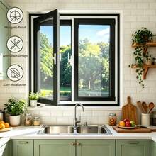 Self-Adhesive Mosquito Screen Panel, Easy To Install, No Tools Required, Ready-To-Use Mesh - 0010 - View 1