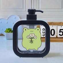 Cute Frog Design - Moisturizing Hand Soap Dispenser Pump Bottle, Suitable For Kitchen Sink And Bathroom. This Portable Soap Dispenser Is A Must-Have Accessory For Kitchen Sinks And A Great Decoration For Bathrooms. Suitable For Dish Soap, Hand Soap And Lotion. Equipped With A Soap Pump, Easy To Refill Liquid. Add A Touch Of Brightness To Your Kitchen And Bathroom Accessories! - Multicolor - View 4