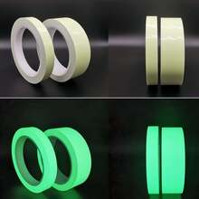 1pc Glow In The Dark Tape Fluorescent Sticker, DIY Glow In The Dark Set, Random Style Sent, (3m/5m/10m Length) Wide Application, Random Style Sent, Glows At Night Suitable For Birthday, Christmas, Valentine's Day, Halloween Party Gifts Random Style Suitable For Birthday, Holiday Gifts, Gift Bag Fillers And Christmas Stocking Fillers. - Multicolor - View 6