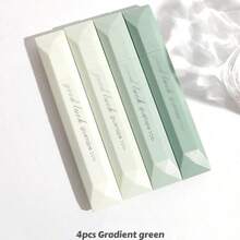 4 rollos de cinta de color degradado, dispensador de cinta de doble cara con estilo de puntos, adecuado para notas, diarios, manualidades DIY, scrapbooking, etc. - cinta adhesiva de doble cara - Ver 16