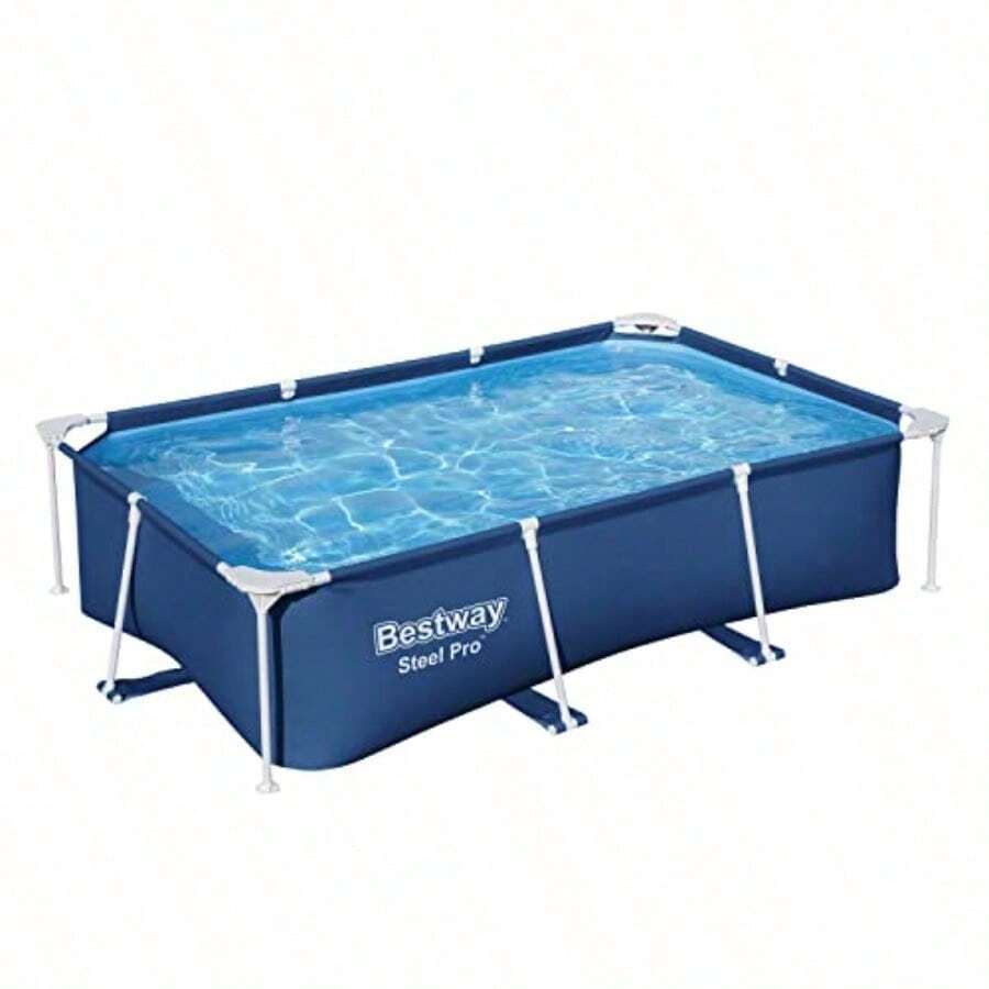 Bestway Alberca con Estructura Rectangular6078956413558 - Azul - Ver 1