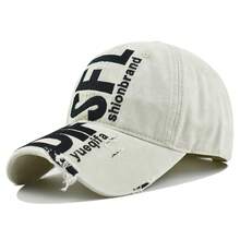 Men's Vintage-Style Cap - Loose Fit With Large Lettering , Urban Outdoor Hat, Casual And Stylish - 04 - View 10
