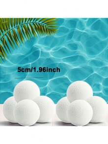 Bolas de limpieza para piscina - de absorción rápida, alta eficiencia, esponjas reutilizables para frotar spa y jacuzzi, adecuadas para sistemas de filtración de arena, diseño de superficie texturizada duradera, esenciales para el mantenimiento de piscina y spa. - Bolas de esponja descalcificadoras - Ver 5