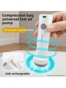 Wireless Electric Pump 15 Pack Vacuum Compression Storage Bags, Save 80% Space Moisture-Proof Airtight Organizer, Household Travel Essentials For Clothes Quilts Closet Luggage - View 4
