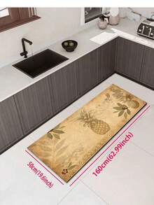 1pc Rubber Kitchen Mat, French Country Vintage Kitchen Decor Design Floor Mat, Suitable For Sink Area, Standing, Kitchen Decoration - Multicolor - View 13
