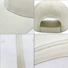 Men's Solid Color Casual Baseball Cap For Group Activities, Hat, Unisex Casual Sun Protection Baseball Cap - A - View 6