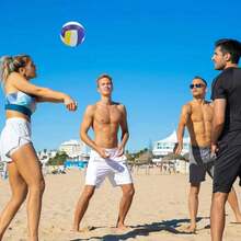 1pc Durable Entertainment Sports Training Volleyball, Multi-Color Indoor Training Volleyball, Preferred For Home Use, Volleyball Equipment, Suitable For Indoor Games, Outdoor Sports, Beach Volleyball And Children's Training - A - View 6
