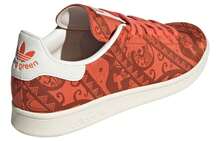 Men's X Adidas Stan Smith 'Moana - Print' Red Sneakers Men HP5575 - Multicolor - View 4