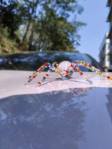 1pc Crystal Spider Dreamcatcher Pendant, Beaded Spider Sunshine Catcher, Suitable For Home Decor, Rainbow Window Decoration, Hallway Hanging, Summer And Autumn Decoration, Halloween Decoration, Christmas Decoration, And Gift For Friends., Fall Decor - Multicolor - View 9