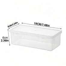 4 Stück/1 Stück transparente Aufbewahrungsbox für Schreibwaren mit großer Kapazität (zwei Größen erhältlich 7,28 Zoll/7,48 Zoll) Buntstifte Aquarellstifte Zeichenstifte Stiftehalter Schüler Zeichnen Skizzieren Federmäppchen Bürobedarf Organizer Box - Mehrere Stile - Übersicht 6
