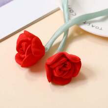 2pcs Creative Floral Curtain Tie Backs, Rose Flower Curtain Tiebacks, Curtain Ropes, Floral Clothing Accessories, Curtain Hanging Decor, Curtain Fasteners, Home Decor - Multicolor - View 4