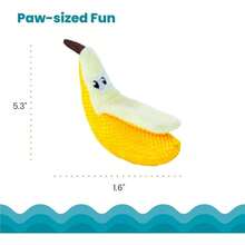 Catstages Dental Banana Catnip Chew Toy - Banana - View 5