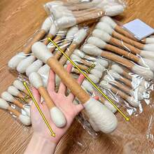 巨型加大號貓咪逗貓棒棉棒寵物玩具 純羊毛貓玩具 緩解幼貓無聊 - 查看 5