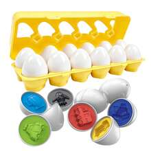 12pcs Number Matching Egg Toys With Storage Egg Box, Colorful Number Cognition Early Education Educational Game For Children - 1 Item - View 14
