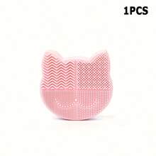 1pc Makeup Brush Cleaning Mat With Drying Rack, Suitable For Silicone Washing In The Sink, For Brushes, Eyeliners, Painting Brushes, Toothbrushes, Desktop Cosmetics Storage Rack, Portable Makeup Tools, Suitable For Travel And Home Use, A Great Gift - A - View 13