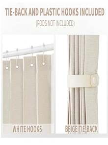 1pc Multifunctional Foldable Door Curtain With Plastic Hooks, No Drilling Required, Room Divider Curtain For Home Use, Suitable For Bedroom, Living Room, Kitchen, Bathroom, Air Conditioner Wind Block, Heat Insulation, Soundproofing, Privacy Protection, Fabric Folding Design, Sliding Style, Easy Installation Without Damaging Walls, Smooth Folding Design With Minimal Space Occupancy, Modern - Multicolor - View 5