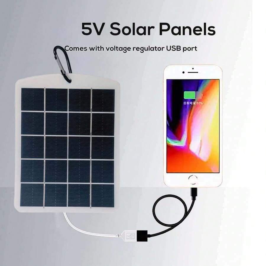 3W Solar Panel Suitable For Daily Phone Charging - View 1