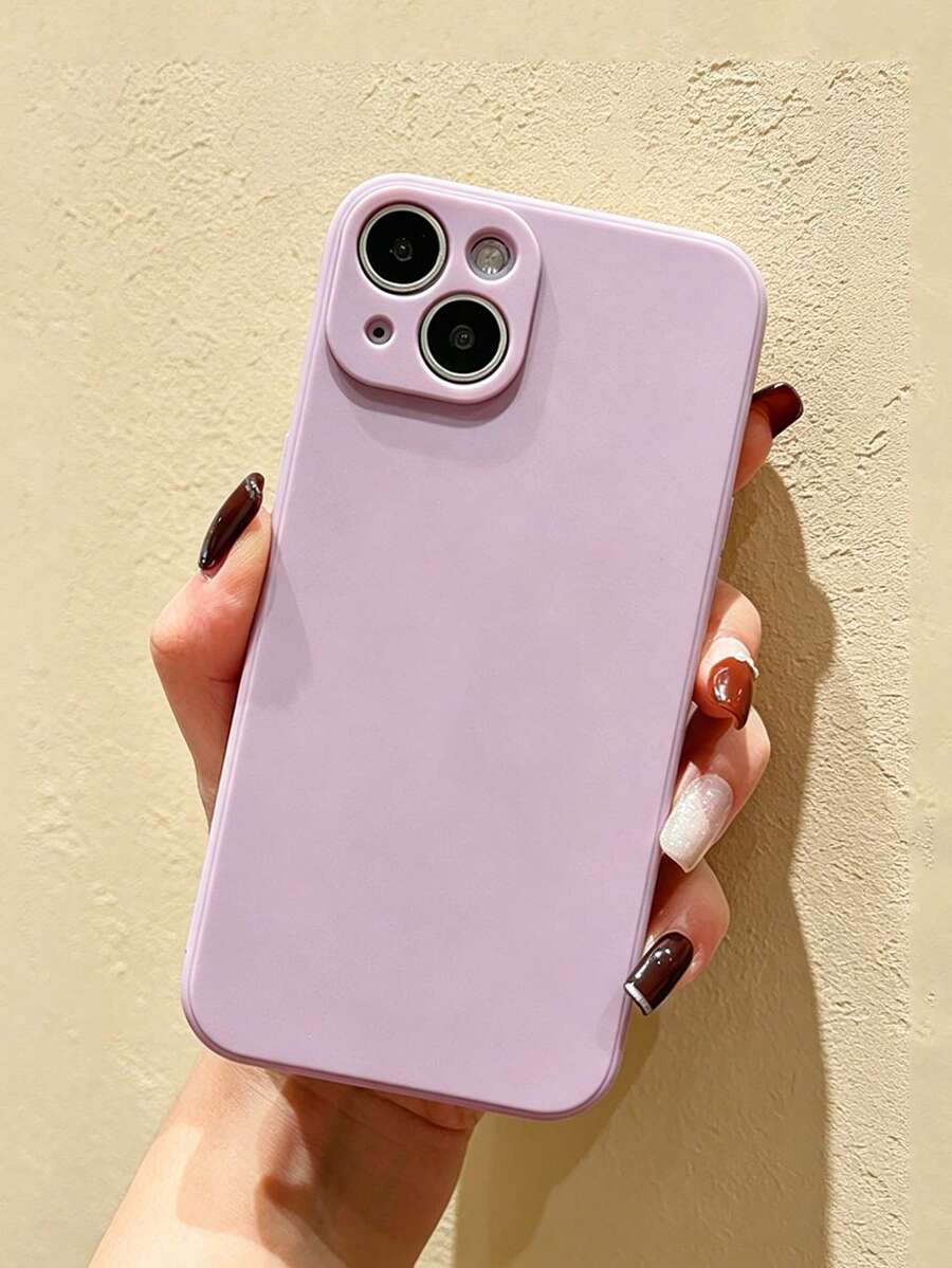 Taro Purple Liquid Silicone Full Coverage Lens Phone Case Compatible With IPhone 13/15/16/17pro/17/14/17/15pro/15 Plus/15 Promax/7plus/8plus/X/Xs Max/Xr/11pro/12pro/13pro/14pro/12mini/13mini/11promax/12promax/13promax/14promax/14plus/17pro Max/17Air/6/6s Plus/7/8/16Pro/16plus/16promax/Se2&Compatible With Samsung Galaxy/A54/A14/A12/A13/A15/A32/A33/A24/A52S/S20/S21/S22/S23/S24/S23Plus/S24ultra/S25/A33/A23/A07/A17/S26/A56/A57 - Multicolor - View 1