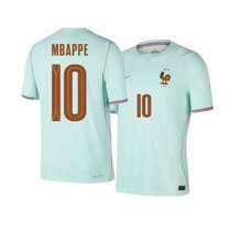 High-Quality Fan Jersey 2026 World France Away Match #10 Mbappe - 薄荷綠 - 查看 1