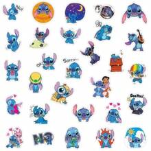 1pc Lilo & Stitch Cute Anime Waterproof Non-Repeating Stickers For Journal, Laptop, Water Bottle, Helmet & Car DIY Decoration; Ideal Daily,Birthday & Back-To-School Gift For Custom Stationery, Teacher Presents And Festive DIY Supplies - A - View 7