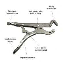 8.5 Inch (215mm) Adjustable Anti-Slip Parrot Beak Pliers, Suitable For Automotive And Home Repair - 8.5-inch Parrot Nose Adjustable Locking Pliers - View 7