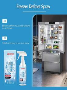 Spray Descongelante para Congelador, Spray de Limpieza Multiusos para Refrigerador Doméstico, Congelador, Descongelación de Máquina de Hielo, Regalo para Familia y Amigos, Modelos Nuevos y Antiguos Enviados al Azar - A - Ver 8
