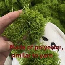 300g/50g 人造苔蘚 合成草皮地毯 仙女花園微景觀裝飾 柔軟DIY手工材料 盆栽植物苔蘚景觀設計 戶外園藝用品 秋季房間裝飾 萬聖節聖誕居家裝飾 - 多款式 - 查看 4