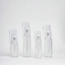 1個透明按壓式噴霧粉瓶，長噴嘴可精準噴灑細乾粉，透明瓶身方便觀察剩餘量，適用於散粉、痱子粉、美甲清潔粉分裝，春夏出遊補妝、居家美妝粉分裝、旅行粉分裝，粉末分佈均勻不結塊，長噴嘴可深縫隙噴灑，減少粉末浪費，輕巧便攜，可重複填充，降低頻繁購買分裝瓶的成本 - 無色 - 查看 5