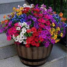 30pcs/10pcs Ramo de Girasoles Artificiales Resistentes a los Rayos UV de Colores, Perfecto para Decorar Bodas, Hogares y Espacios al Aire Libre. Adecuado para Celebraciones de Otoño, Halloween, Navidad y Acción de Gracias - Multicolor - Ver 2