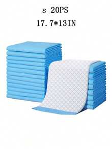 Pet Pee Pads, Dog/Cat Thickened Disposable Pee Pads, Pet Diapers - Blue and White - View 16
