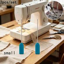 2pcs Sewing Machine Threader Set, Stainless Steel Material, High Precision Fast Threading Tool, Large, Medium And Small Sizes Available, Compatible With Multiple Sewing Machine Models, Easy To Use, Durable, Comes With Thread Guide, Suitable For Home Sewing And Cutting Projects - Multicolor - View 13