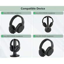 MDR-RF895RK 耳墊記憶海綿替換墊，相容於 Sony MDR-RF995RK MDR-RF895R MDR-RF895RK WH-RF400R 耳機 - 黑色 - 查看 3