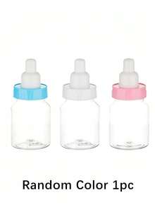 1/12pcs Creative Pacifier Shaped Candy Jars, Baby Shower Mini Pacifier Bottle Boxes With Lids, Small Item Storage Containers, Gift Storage Boxes For Candy, Cake, Chocolate Display, Suitable For Home, Wedding, Baby Shower, Valentine's Day, Easter, Thanksgiving - Baby Bottle - View 15