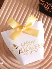 Halloween Gift Flower Box, Candy & Snack Box, Halloween "Trick Or Treat" Decoration, Halloween Ornaments, Halloween Candy & Cookie Storage Box, Paper Food Box, Gift Packaging Box, Halloween Party Gift Box, Haunted House Decoration, Home Decor, Kitchen Decor, Halloween Party Decoration, Halloween Party Supplies, Table Decor - View 9