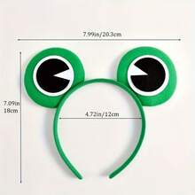 1pc/2pcs Creative Funny Frog Headband Party Costume Holiday Celebration Interesting Frog Headpiece Prop - View 11
