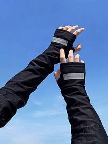 1 Pair Unisex Fashion Sun Protection Arm Sleeves, Breathable UV Protection Arm Covers For Spring And Summer, Suitable For Daily Driving, Outdoor Sports, Sun Protection, Men's Cooling Arm Sleeves, Good Cooling Effect, Women's Gloves, Holiday Gift, Men's Arm Sleeves - Multicolor - View 15