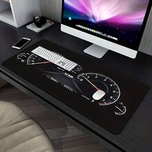 1pc With Car Dashboard Pattern Design Extra Large Durable Mouse Pad / Gaming Mouse Pad / Office Mouse Pad / Laptop Keyboard Pad / Desk Pad - Precision Stitched Edges, Non-Slip Rubber Base, Multiple Sizes Available. - Mouse Pad - View 5
