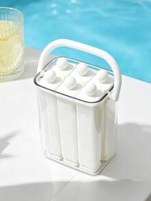1pc Detachable Popsicle Mold With Storage Box - 6-Cavity Reusable Silicone Mold, Portable Ice Maker, Reusable Ice Cube Tray Mold For Making Drinks, Juice, Ice Cream, Cocktails And Coffee. - Multicolor - View 13