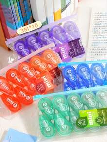 迷你修正帶 10入*3米,總長30米,可愛有趣,方便攜帶隨時隨地輕鬆修正,貼合順滑書寫流暢,高品質經濟實惠,開學季修正帶套組,適合學生與辦公室禮物 - 套裝 - 查看 12