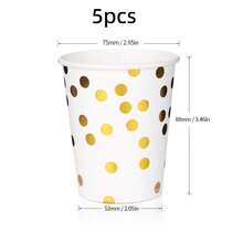 100/50/40/30//25/20/10/5 piezas Tazas de café de platino blanco de 9 oz, tazas de agua, tazas de bebidas, tazas de leche, tazas de jugo, adecuadas para bebidas frías y calientes, agua, jugo o té, oficina, fiesta, hogar, viaje, picnic y eventos - platino - Ver 11