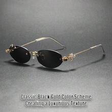 1/2pcs Metal Rimless Minimalist Niche Plain Lens Glasses, Daily Casual - Multicolor - View 14