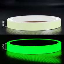 1pc Glow In The Dark Tape Fluorescent Sticker, DIY Glow In The Dark Set, Random Style Sent, (3m/5m/10m Length) Wide Application, Random Style Sent, Glows At Night Suitable For Birthday, Christmas, Valentine's Day, Halloween Party Gifts Random Style Suitable For Birthday, Holiday Gifts, Gift Bag Fillers And Christmas Stocking Fillers. - Multicolor - View 5