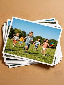 10pcs Customized Personalized Photos, 6-Inch Photo Printing, Capture Beautiful Moments, Photo Album Paper, Wedding Souvenir, Christmas Thanksgiving Father's Day Gift, Pet Memorial, Commemorative Album - Multicolor - View 3