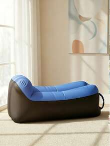 1pc Inflatable Sofa (With Storage Bag), Nap Folding Bed, Camping Lounge Chair, Wear-Resistant And Scratch-Resistant, Easy To Carry, Suitable For Pool Accessories, Camping Gear, Garden Leisure, Inflatable Pool Supplies - Multiple Colors - View 14