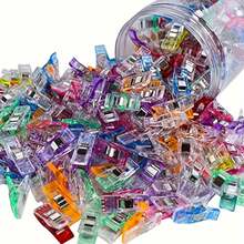 Colorful Plastic Sewing Clips, Multi-Purpose Fabric Positioning Clips, Suitable For Quilting, Patchwork, Hemming, DIY Handicraft Sewing Machine Accessories - Multiple Styles - View 8
