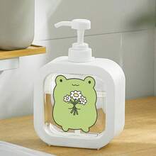 Cute Frog Design - Moisturizing Hand Soap Dispenser Pump Bottle, Suitable For Kitchen Sink And Bathroom. This Portable Soap Dispenser Is A Must-Have Accessory For Kitchen Sinks And A Great Decoration For Bathrooms. Suitable For Dish Soap, Hand Soap And Lotion. Equipped With A Soap Pump, Easy To Refill Liquid. Add A Touch Of Brightness To Your Kitchen And Bathroom Accessories! - Multicolor - View 9