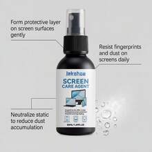JUE-FISH Screen Cleaner, Suitable For Cleaning And Maintaining Various Screens And Mirrors, Such As TV Screens, Phone Screens, Desktop Computer Monitors, Laptop Screens And Eyeglass Lenses, - Liquid - View 7