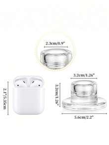 6pcs Transparent Short Conical Candle Holders, Suitable For Table Decor, Wedding, Party, Advent, Christmas And Home Decoration - Multicolor - View 2