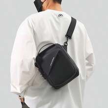 4 Colors Available, Casual Chest Bag For Men, Multifunctional Crossbody Sling Bag With Combination Lock, Lightweight Large Capacity, PU Leather Waterproof And Wear-Resistant, Sports Cycling Shoulder Bag - Multicolor - View 9